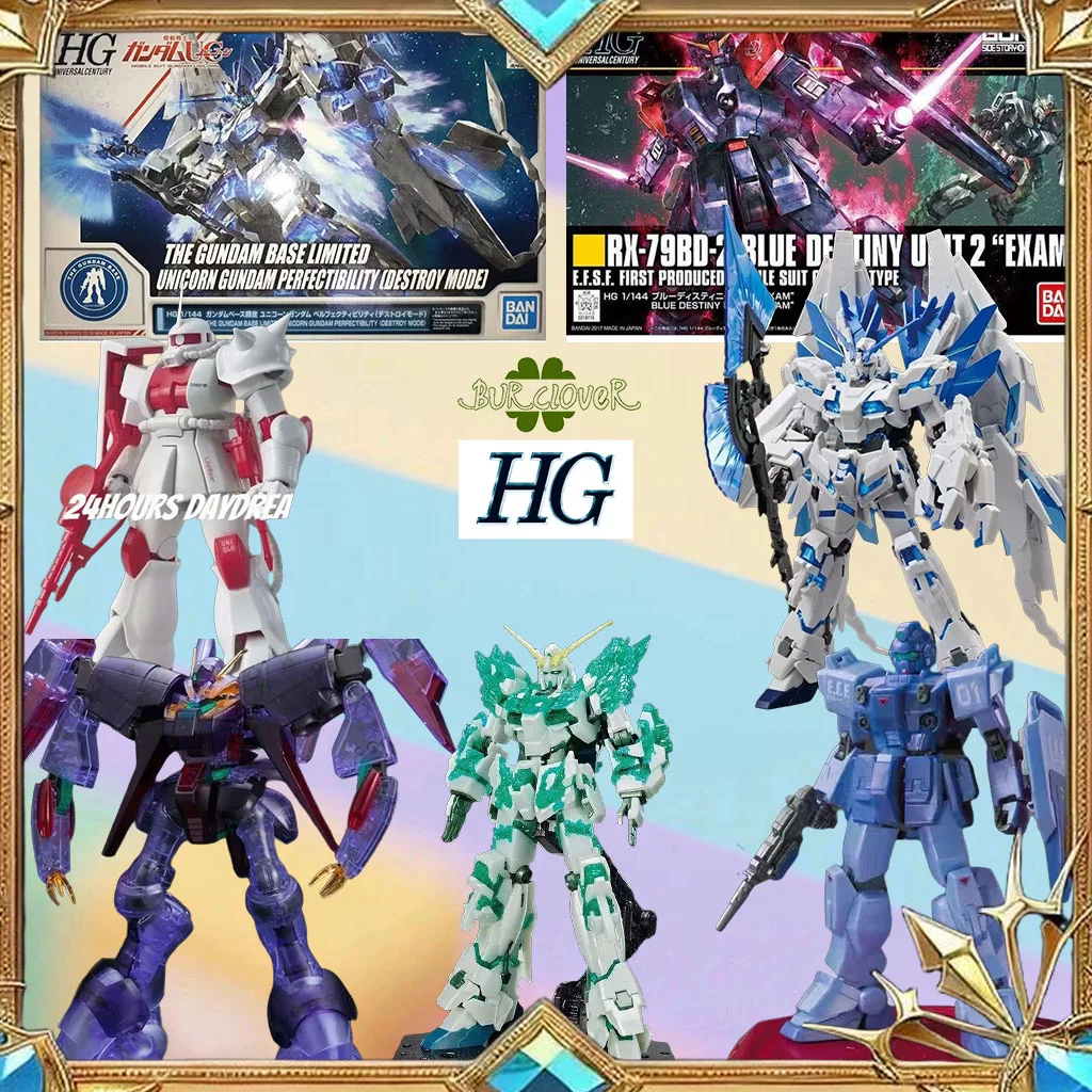 

Bandai Original GUNDAM HG Series RX-78-2 GUNDAM FIGHTERS Ver Anime Action Figure Assembly Model Toys