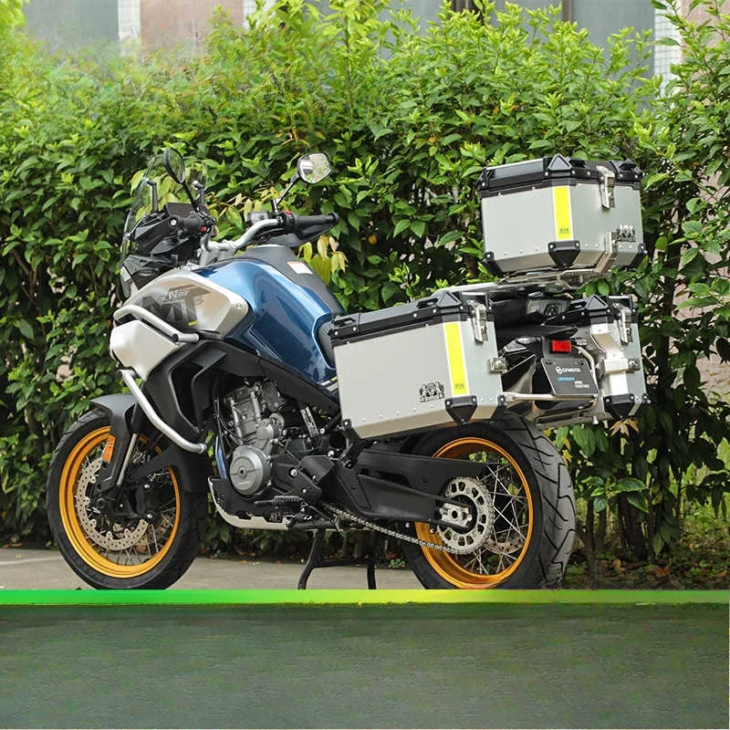 For CFMOTO 800MT Motorcycle Aluminum Alloy Three Box 45L Tail Box 37L Side Box Quick Release