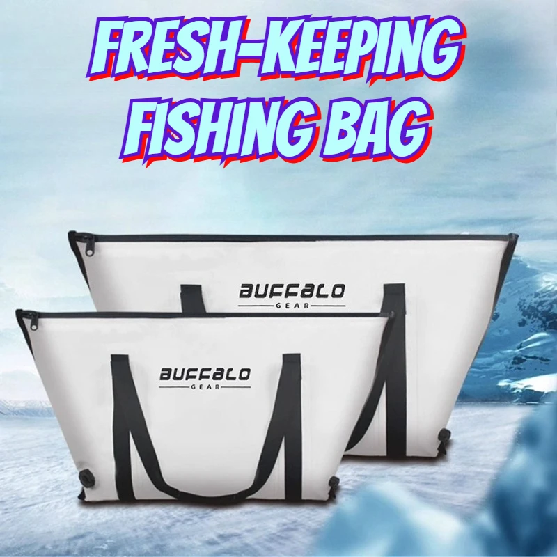 

Large Capacity Fresh-keeping Bag Multi-functional Live Fish Refrigerated Bags Catch Storage Insulated Bags Fishing Gear Supplies