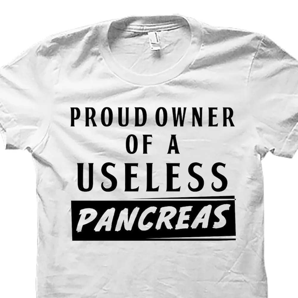 Diabetes T Shirt Pancreas Funny Diabetic For Him Os5082