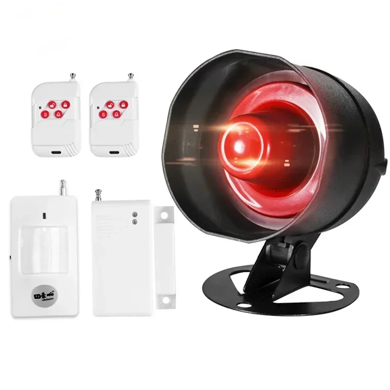 

Модернизированный независимый беспроводной динамик сирены с датчиком движения, комплект домашней охранной сигнализации, звук сигнализации с высоким децибелом