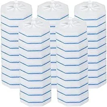 使い捨てトイレとヘッド,トイレの掃除と互換性があり,再利用可能なブラシ,50個。