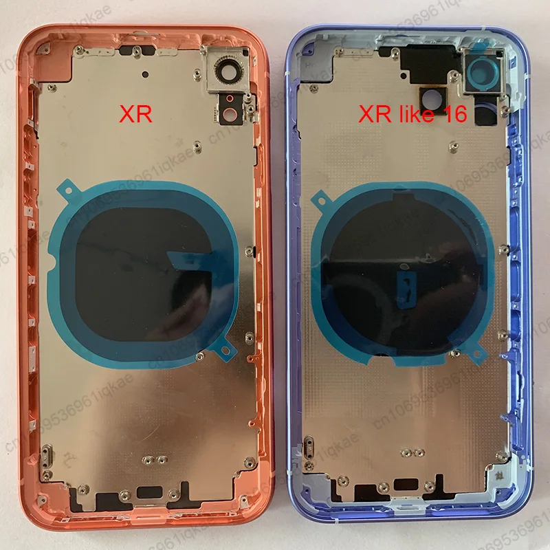 [TKL] Refitting Housing For iPhone XR like 16 Backshell Middle Frame with Rear Glass Chassis Replacemet Kits with Free Tools