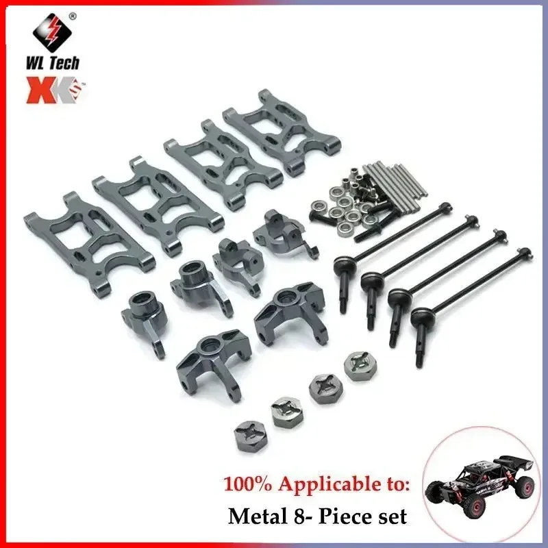 Pièces de rechange pour voiture RC WLtoys 124016 124018 124017 124019, ensemble de direction en métal, accessoires de voiture