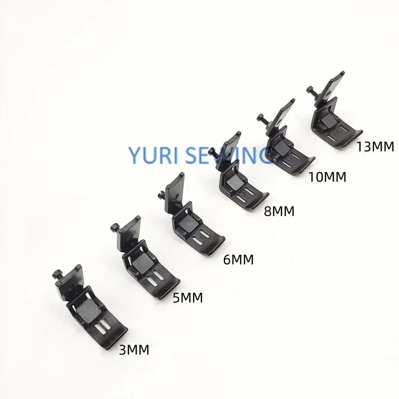 Double needle pressure foot 3mm 5mm 6mm 8mm 10mm 13mm creased presser foot lockstitchpleated Industrial sewing machine part