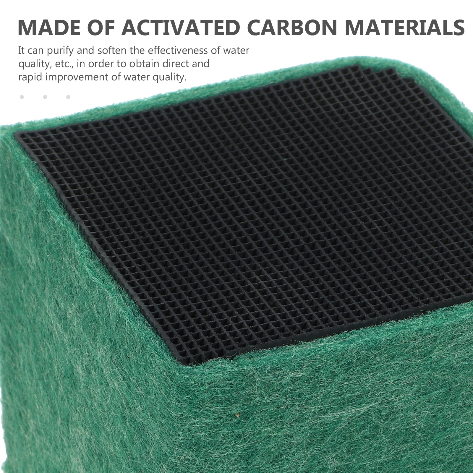 

Aquarium Filter Media Small Cube For Fish Tank Water Purification Efficient Filtration Odor Removal Activated Carbon Mesh