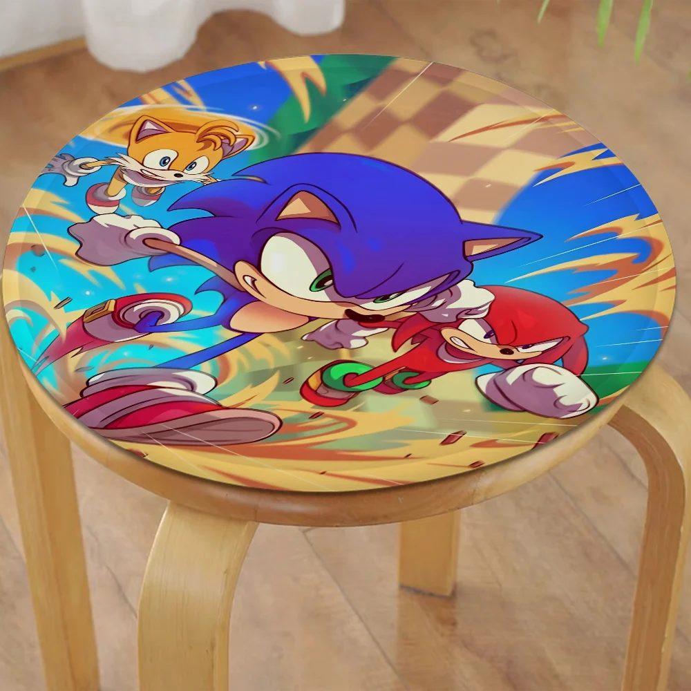 Supersonic-S-Sonic-Game Classic MovieNordic Printing Seat Cushion Office Dining Stool Pad Sponge Sofa Mat Non-Slip Cushions Home