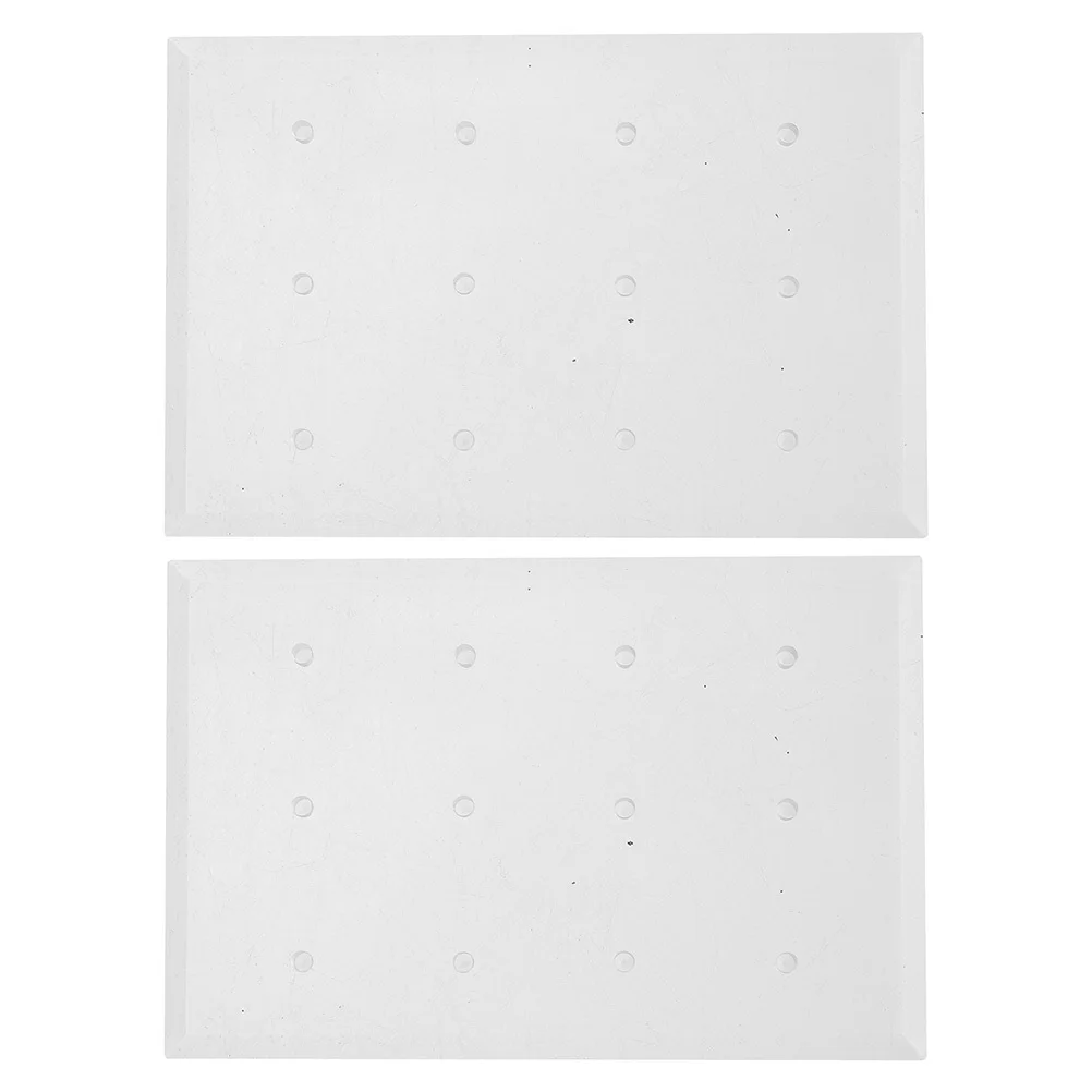 

2Pcs Clear Acrylic Nail Drill Bit Holder Stand 12 Hole Storage Organizer for Professional Home Nail Care Quick Identification