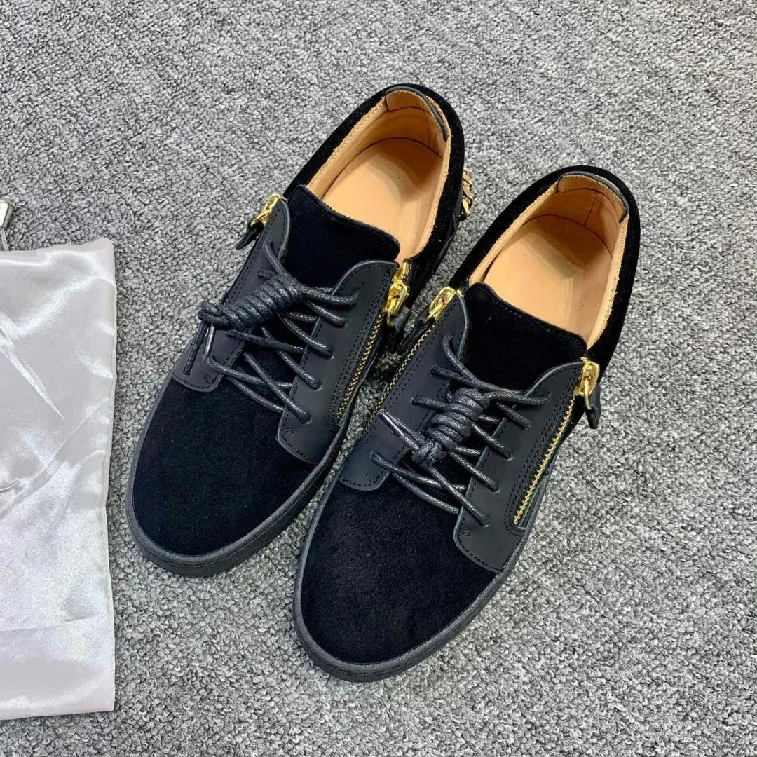 New Fashion Casual Sneakers for Men Brand Designer Women Tennis shoes Luxury Real Leather GZ Loafers Sports shoes 35-48 G0169