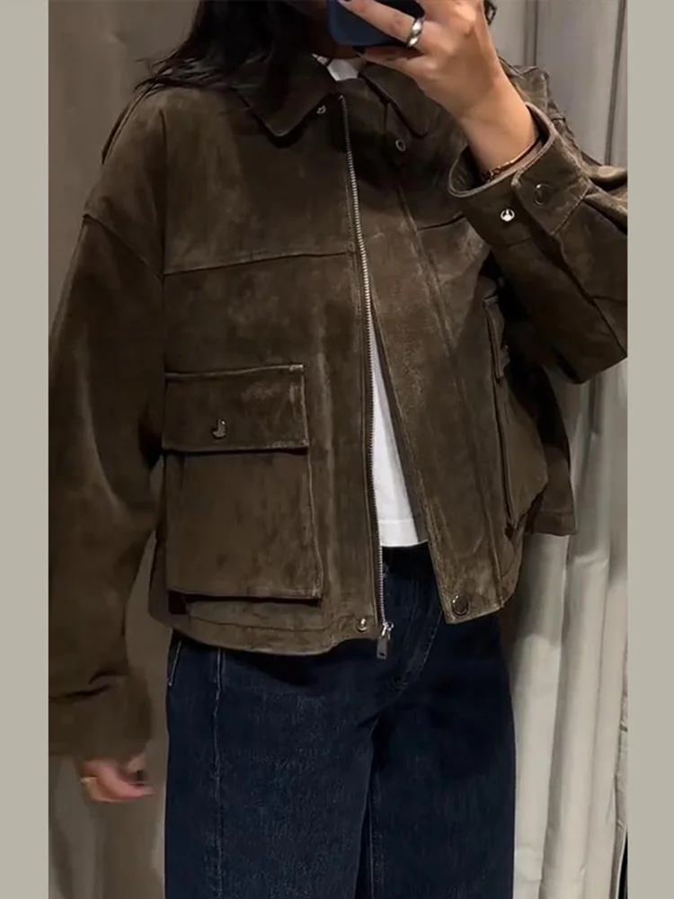Women’s Vintage Suede Jacket 4