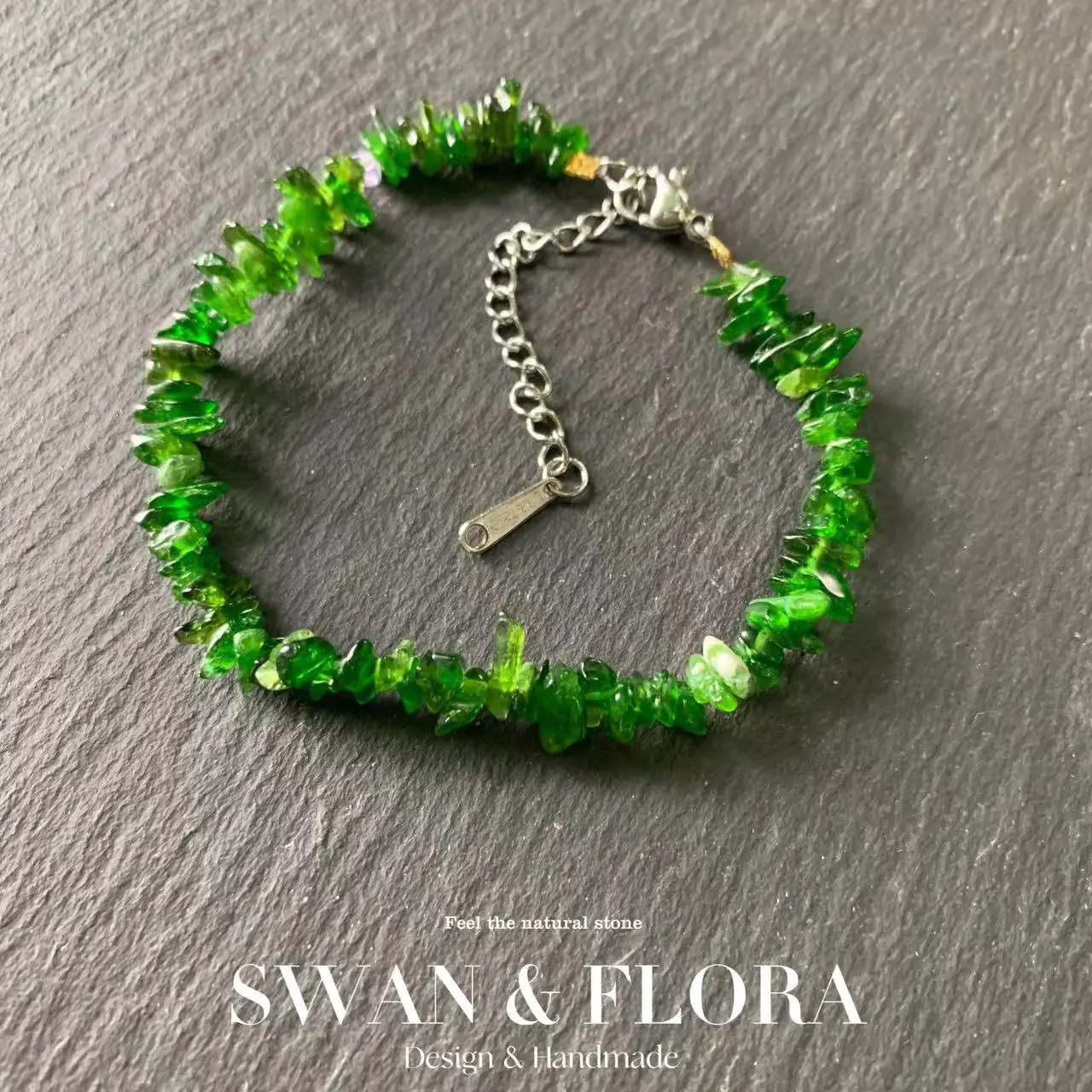 

Natural Diopside Bracelet For Woman Crystal Bracelet Jewelry Green Stones Wholesale Healing Energy Gift Lucky