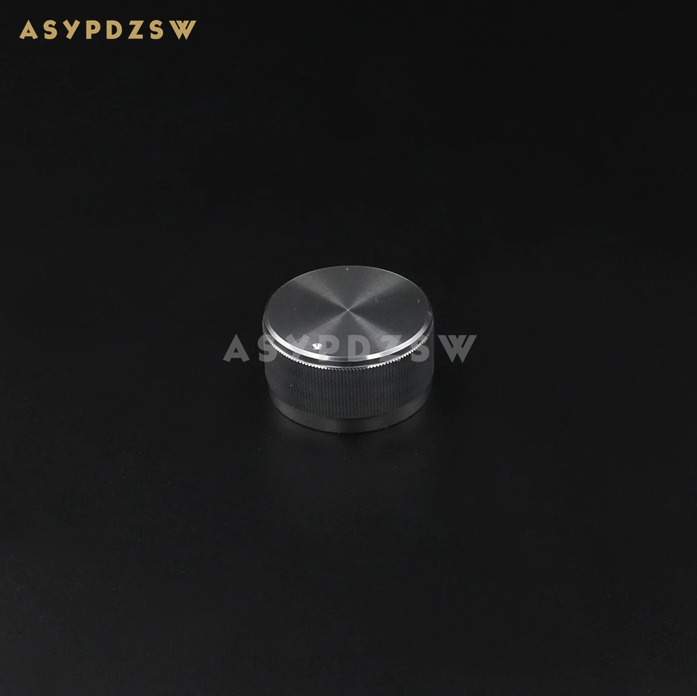 1 PCS 30*16mm Amplifier Volume potentiometer Aluminum knob Matte Silver/Black/High gloss Silver (Optional)