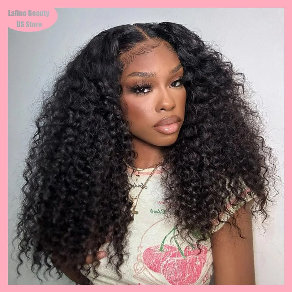 Lafion 13x4 Lace Frontal Deep Wave Lace Front Wig 13x6 Closure Wig 5x5 Hd Lace Curly Wigs 4x4 Closure Human Hair Wig Water Wave