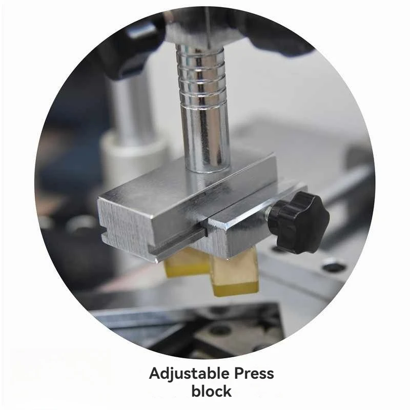 110mm Bench-Top Type Picture Frame Underpinner 0.6-0.8 MPa Working Pressure Desktop Pneumatic Nail Angle Machine