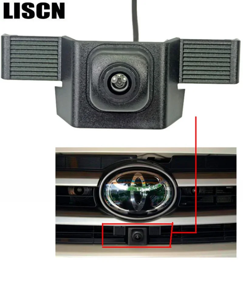 Front View camera For Toyota Highlander XU50 Kluger 2014 2015 2016 2017 2018 2019 2020 HD Night Vision Parking LOGO Front Camera