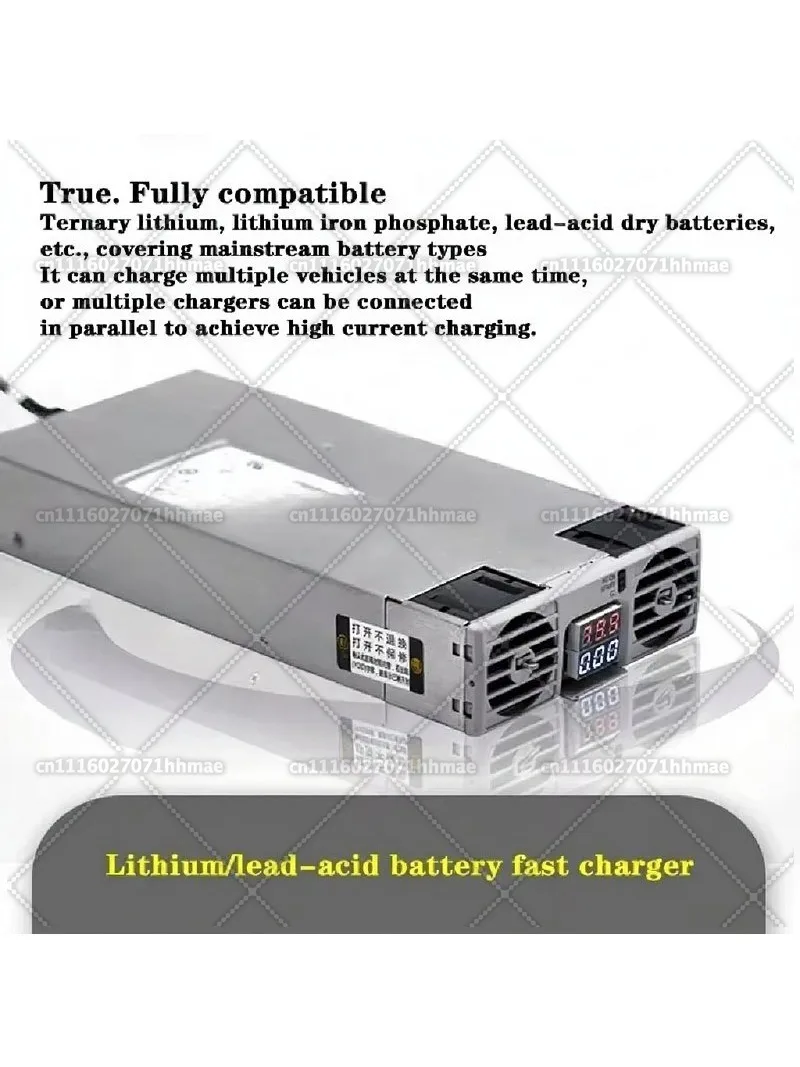 3000W Adjustable Charger, 0-60V 0-50A, For Various Electric Vehicles