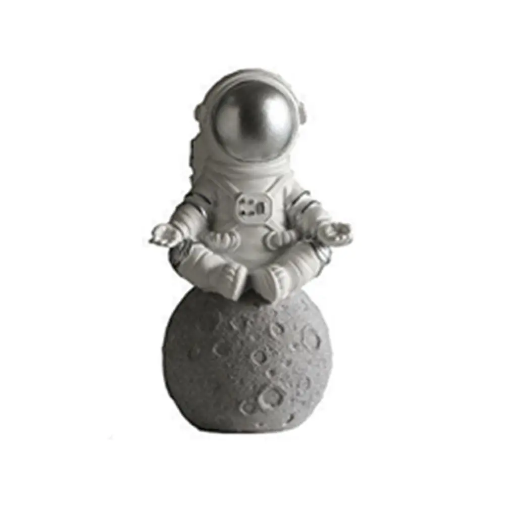 Artículos de juguete, estatuas de cosmonauta, regalo en miniatura, escultura de luna de astronauta, figuritas decorativas de astronauta, modelo de astronauta