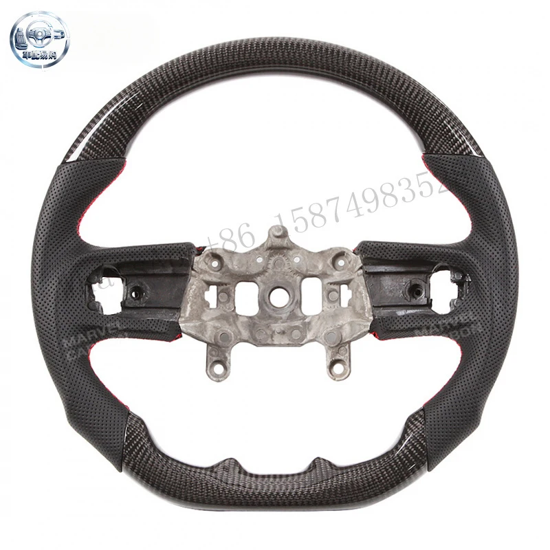 Suitable for Jeep Wrangler models   Custom carbon fiber steering wheel