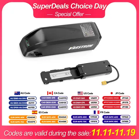 Hailong 48V 52V 36V E-Bike Lithium Battery 30A BMS Accolmile