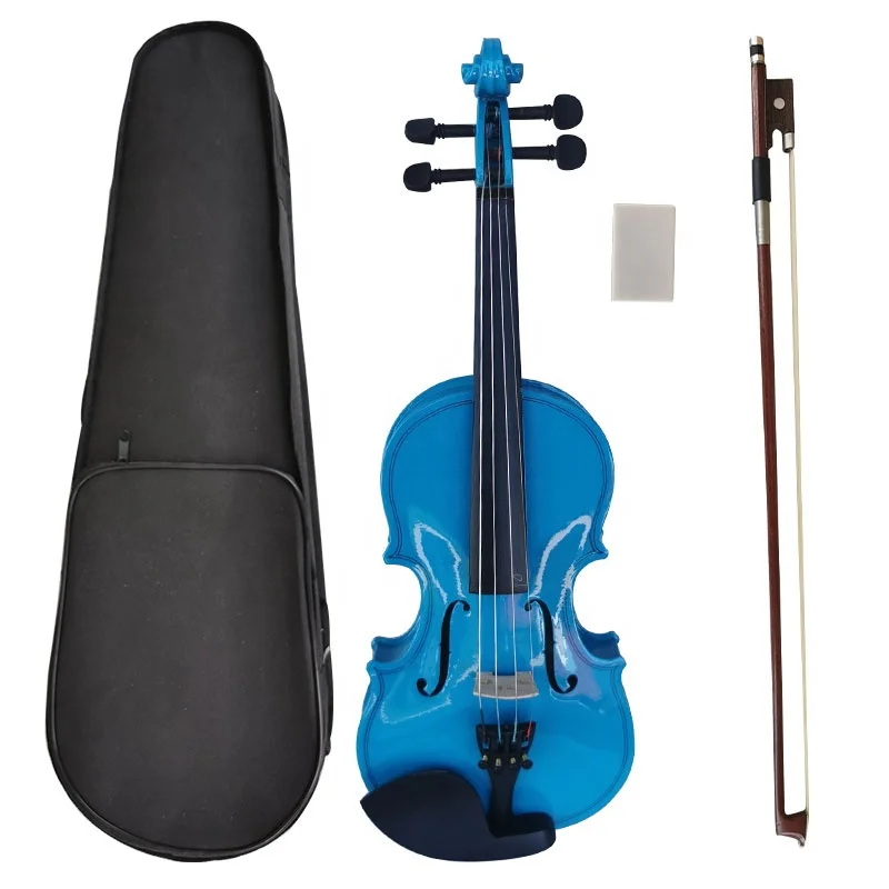 Colorful violin set Musical instruments for beginners for children