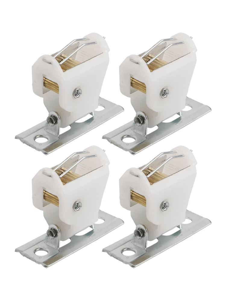 Metal Curtain Locks 4 Pack for Roman Blinds Pulley System Designed for Steady Curtain Adjustment and Pull Rope Management