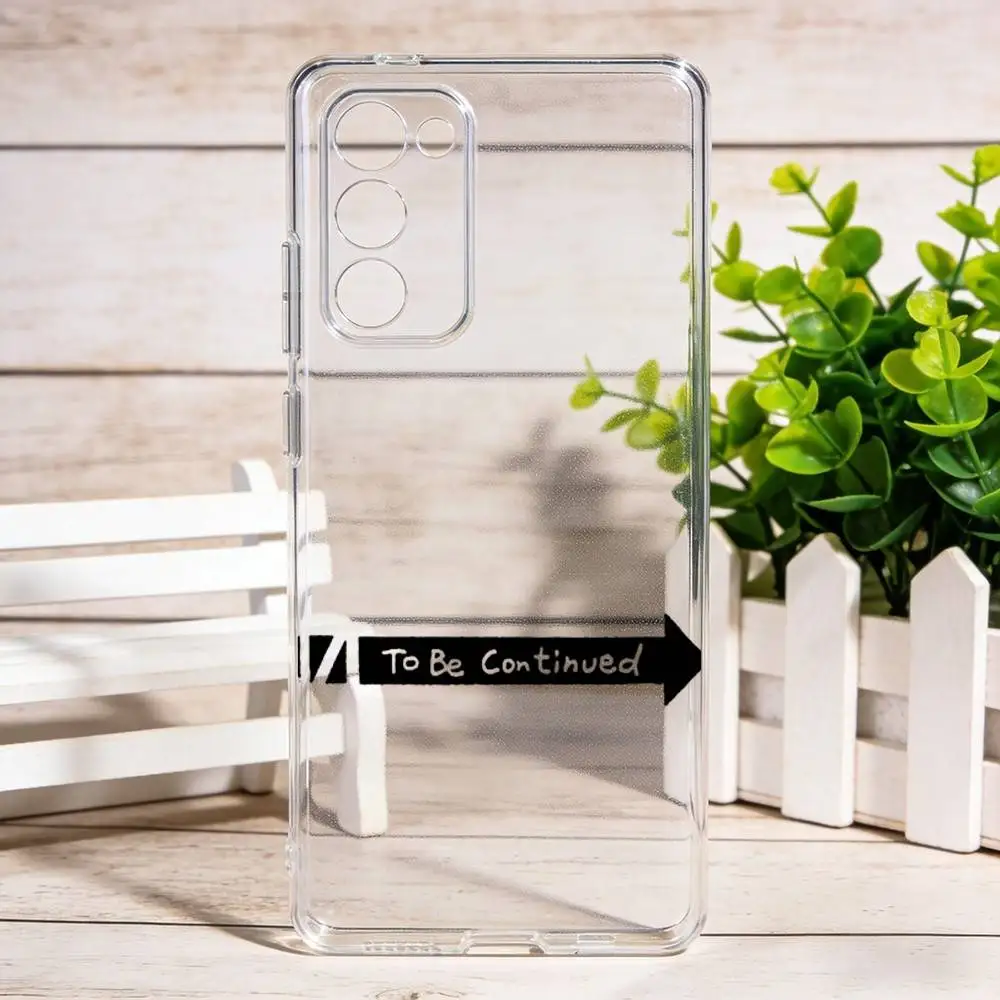 

To Be Continued Phone Case For Samsung Galaxy S24 S25 S23 S22 S21 Plus S24 S25 Transparent Cover Case