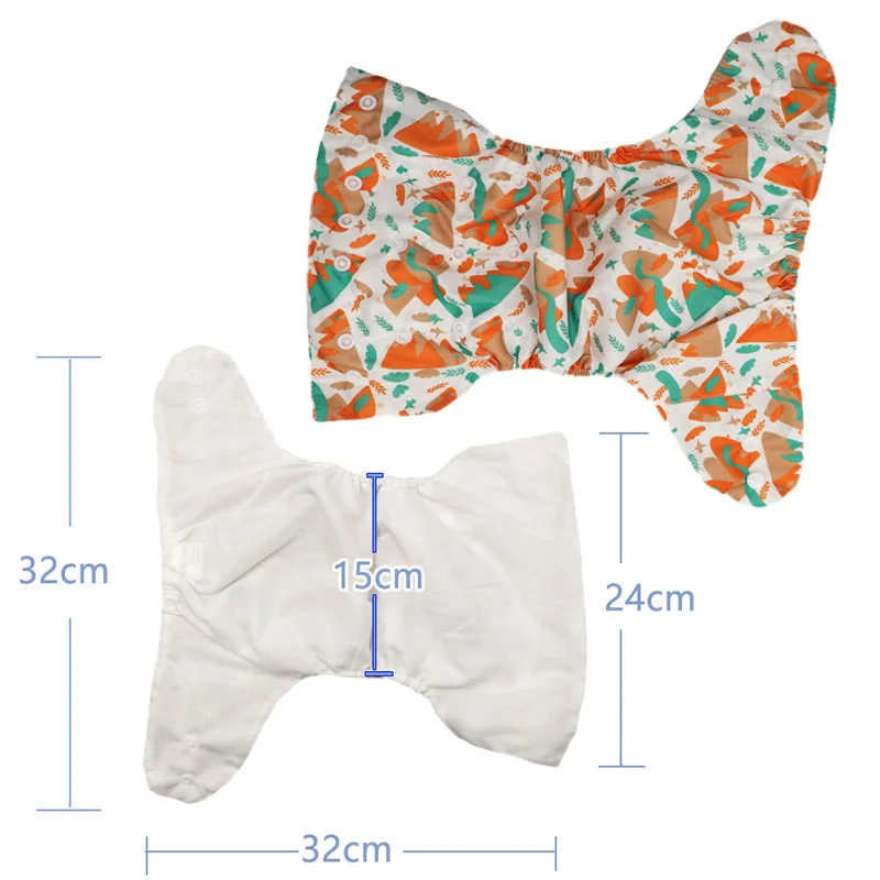 Reusable Baby Cloth Diapers Adjustable Toddler Potty Training Pants Breathable Kids Training Shorts Underwear Baby Stuff