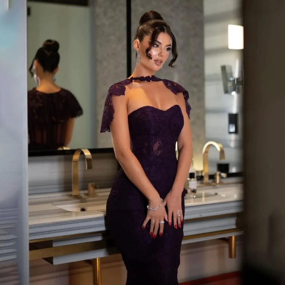 

Изысканное женское платье для выпускного вечера с рюшами и аппликацией по индивидуальному заказу, очаровательное вечернее платье русалки без рукавов с оборками, женское вечернее платье