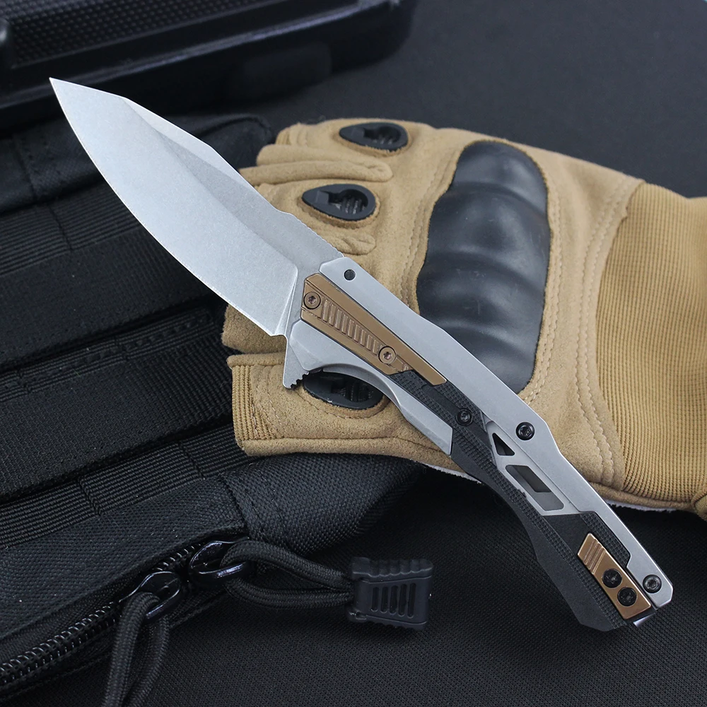 

KS Folding Knife Portable Military Tactical Pocket Knives EDC Outdoor Camping Hunting Tourist Combat Small Knife 2095