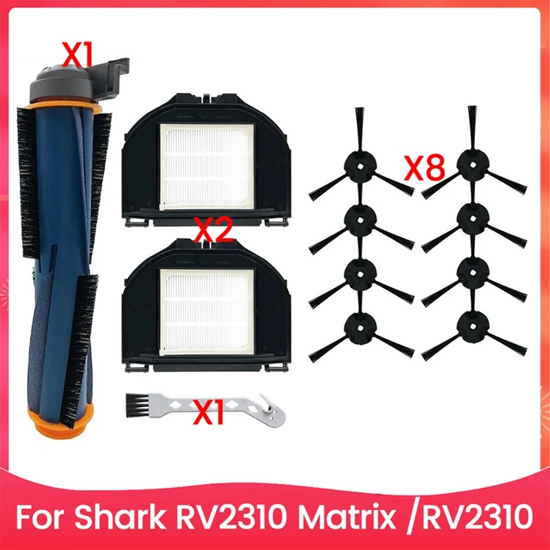 

12PCS Brush And Filter Kit For Shark RV2310 Matrix RV2310 Vacuum Cleaner Accessories Replacement Parts