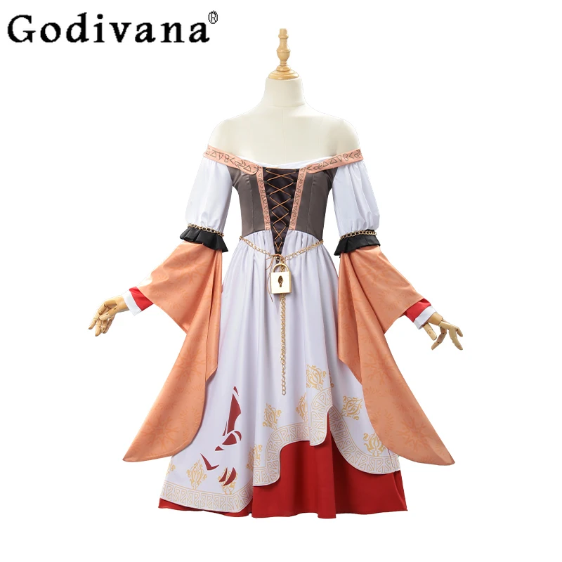 الزي الدعامة زي البدلة للنساء لعبة موحدة الهوية الخامس فتاة صغيرة تأثيري فستان الفتيات ذكريات حفلة الهالوين