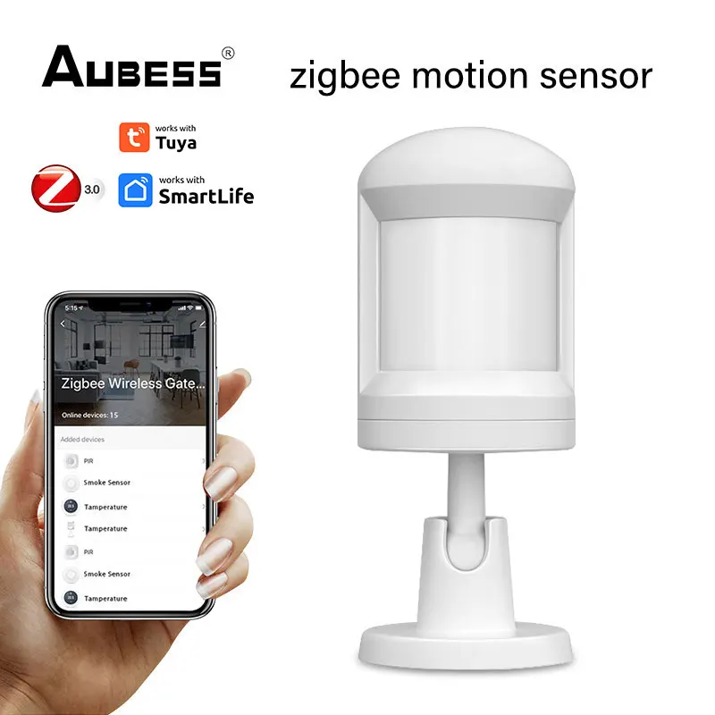 

Zigbee Smart MINI PIR Motion Detector Sensor Tuya Home Security Protection Smart Life Wireless Remote Status Monitor