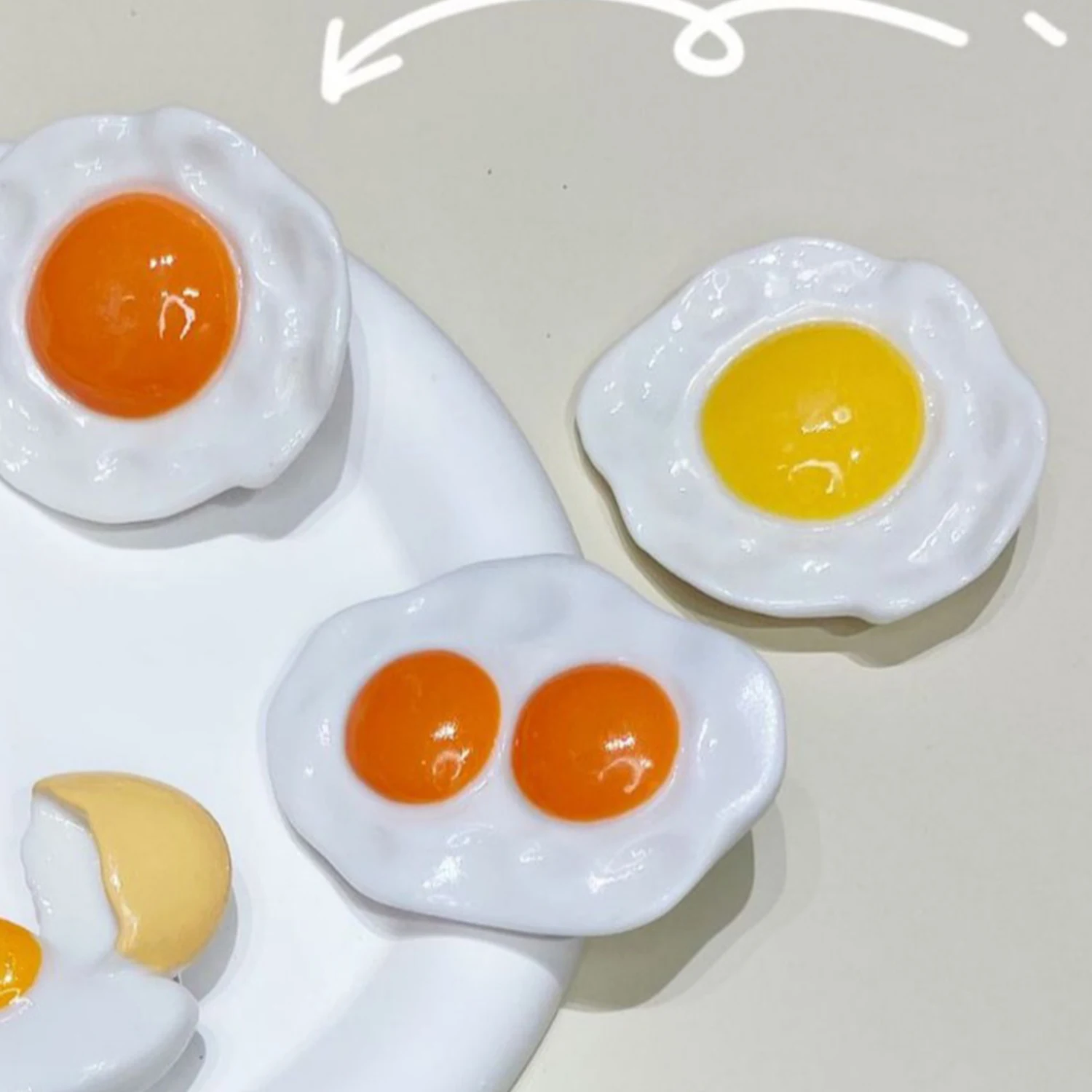 

1Pc Cartoon Side Clip Cute Simulated Food Hair Clip Poached Egg Funny Hair Barrette Sweet Hair Accessories For Ladies Girls