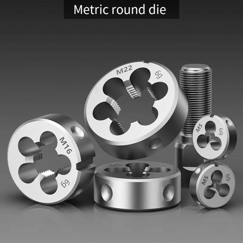 

Left Hand Thread Tap Die M3 M4 M5 M6 M8 M10 M12 M14 M16 M18 M20 Metric Hand Tap Die Straight Flute Screw Thre