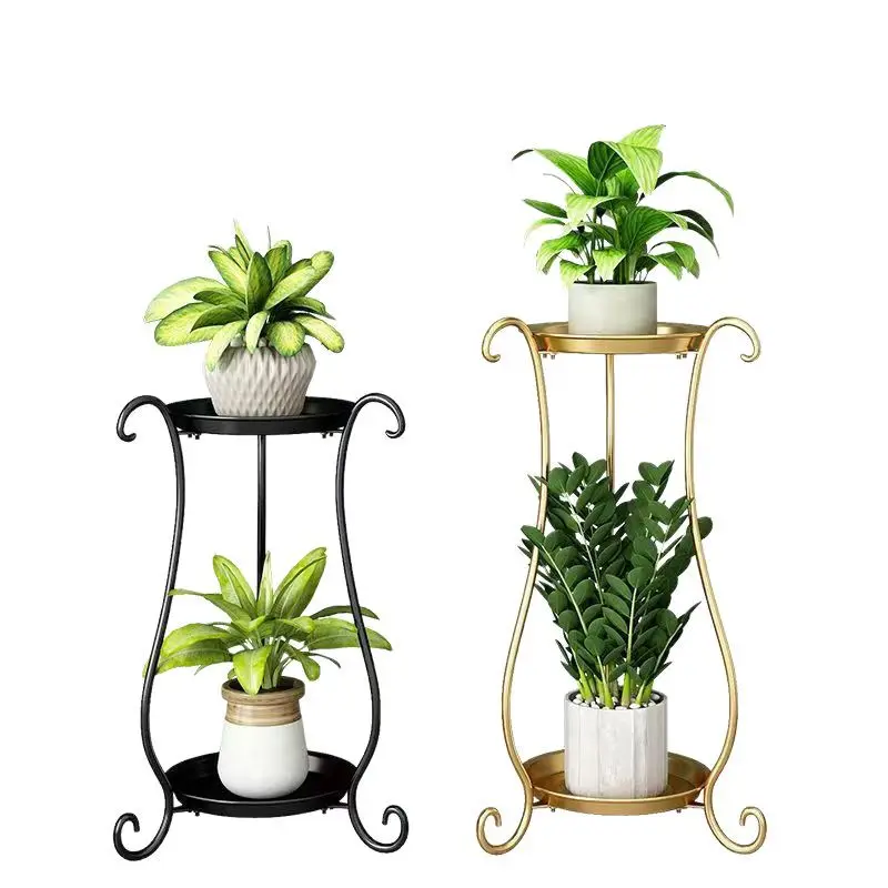 

Flower rack Balcony wrought iron succulent flower pot bracket