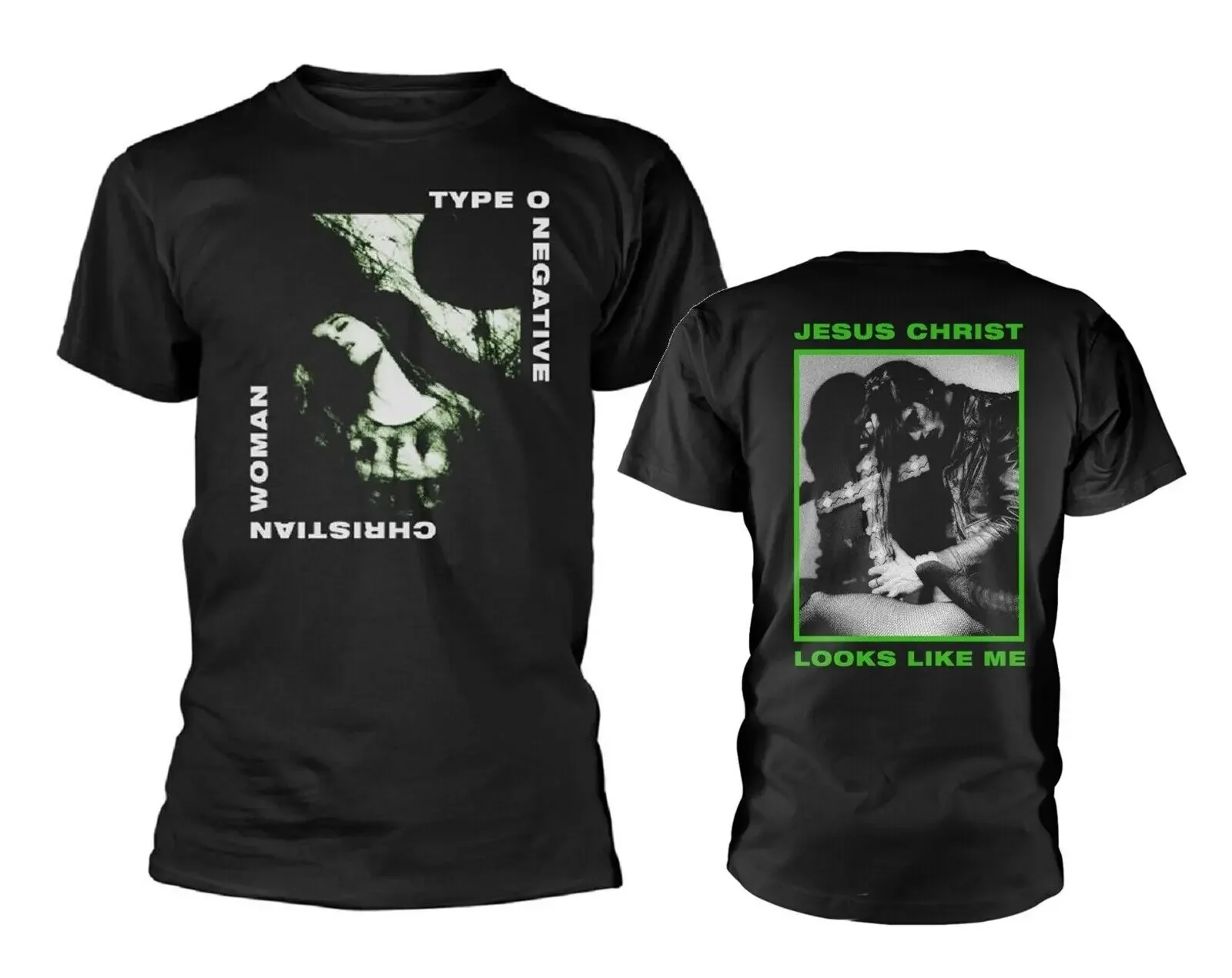 TYPE O NEGATIVE cd lgo CHRISTIAN WOMAN Official SHIRT LAST MED bloody kisses OOP