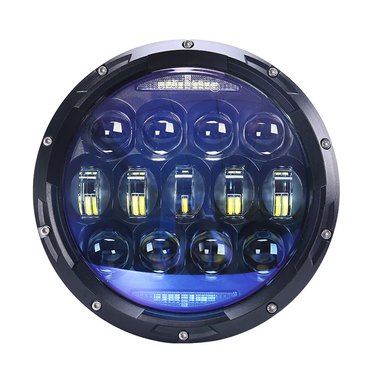 Dubbele Ronde Koplamp LED Waterdicht 9 Inch LED Rijlicht Voorlamp Koplamp voor Jeep Wrangler JL 2021 koplampen 9 inch