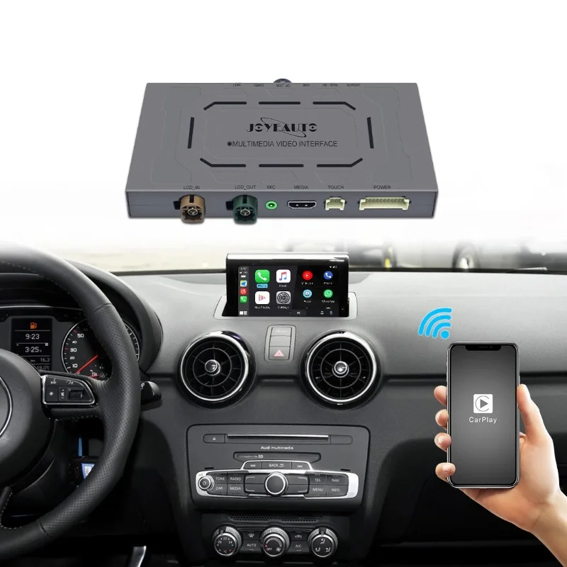 For Audi A6 C7 2016  With RMC Mirror Link AirPlay Retrofit Kit Wireless Apple CarPlay Android Auto Module