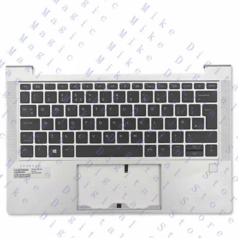 

UU For HP Probook 635 830 Aero G7 G8 Palmrest UK Silver with Keyboard M30683-001
