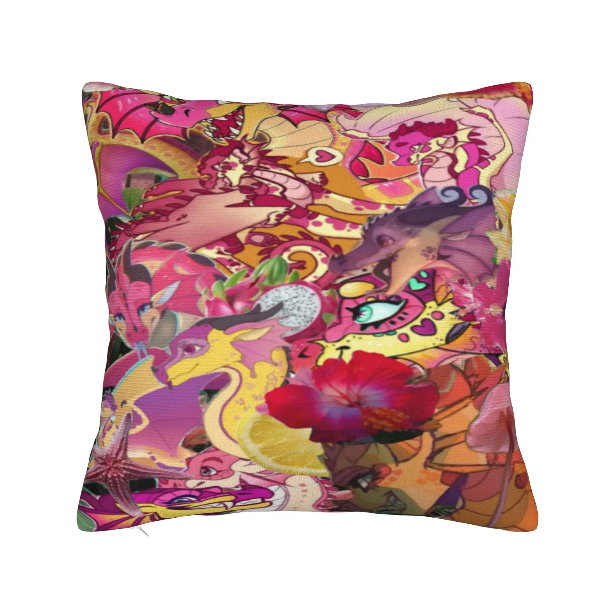 Wing Of Fire dragon Pillowcases Product Printing Cushion Cover  Pillow Covers Living Room Decoration Square Multi Size