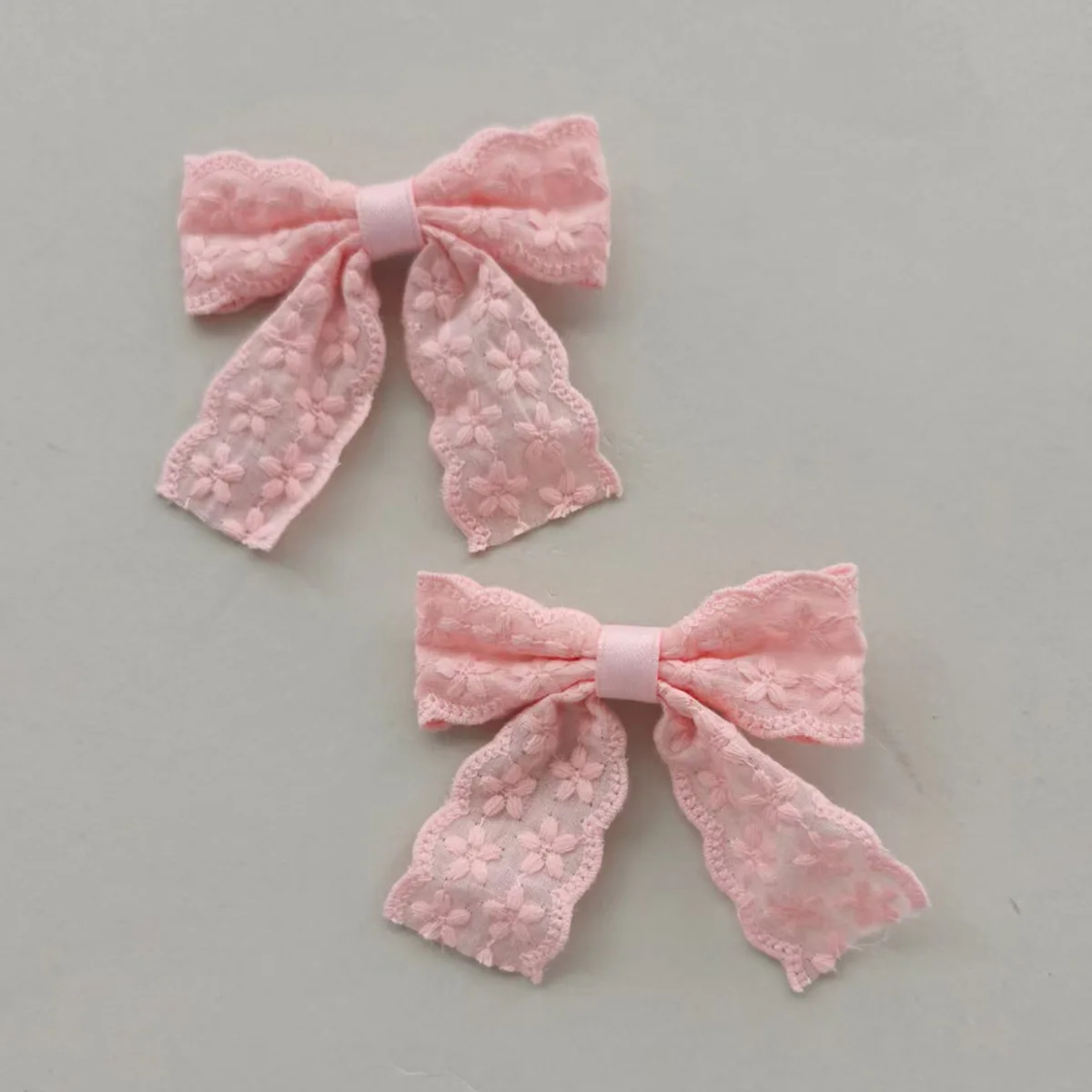 60pc Women's Girls Lace Embroidered Bow Hair Clips Waves Edge Locked Hairpins Kids Barrettes Bulk Pack Hairgrips Headwear
