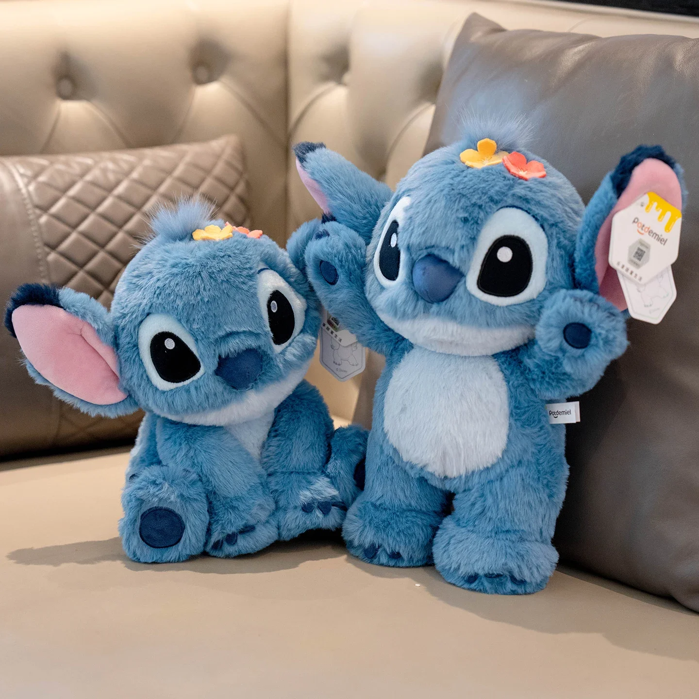 Original Stitch Plushies Cartoon Soft Stitch Entzückendes gefülltes Lilo & Stitch Plüschtier Huggable Doll Süße Geburtstagsgeschenke Mädchen
