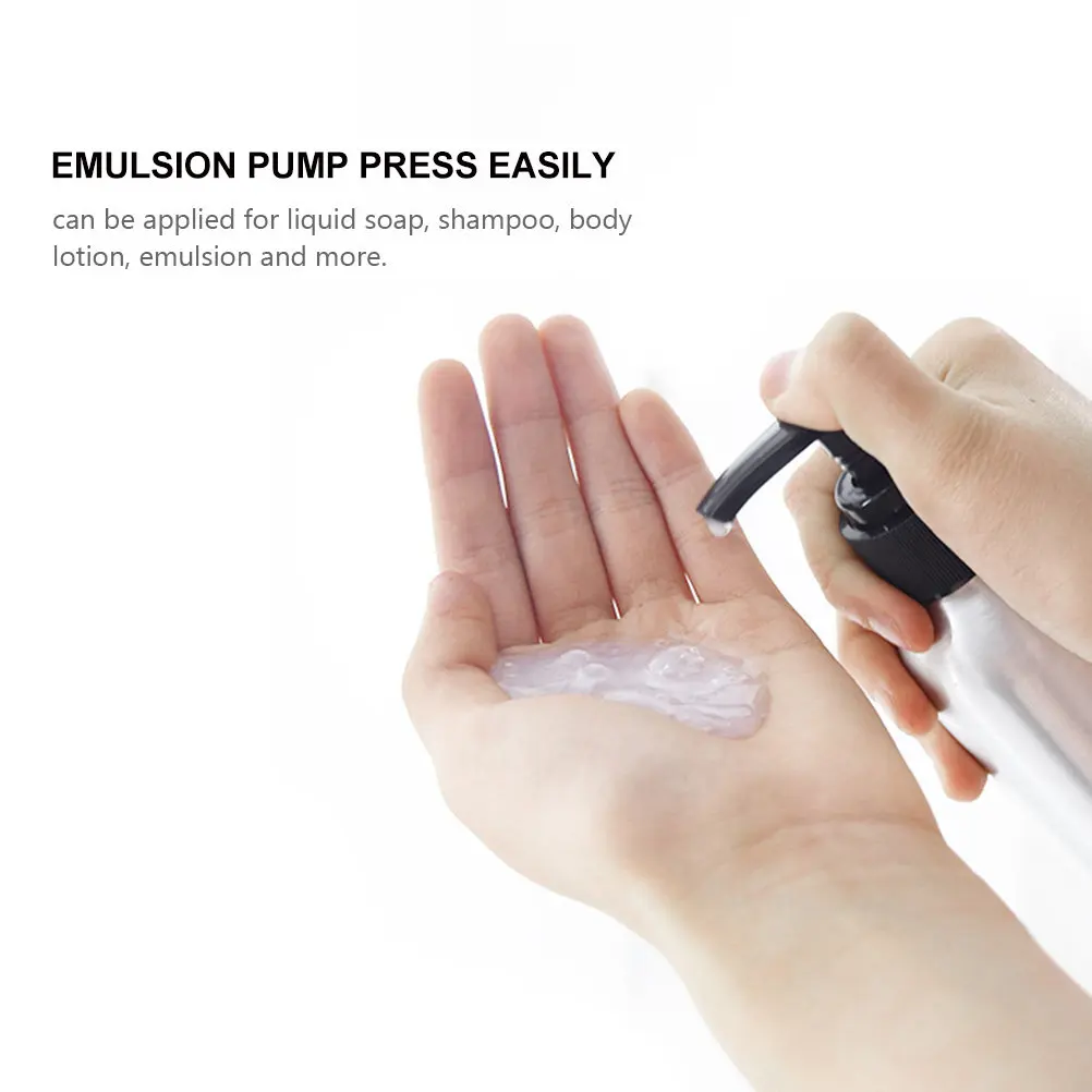 

4Pcs Premium Spiral Design Aluminum Press Bottles for Shampoo Liquid Soap Body Lotion Emulsion Refillable Dispenser Set