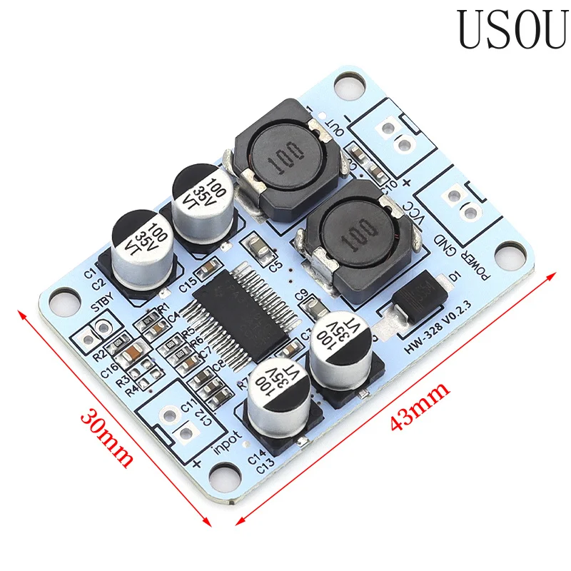 TPA3110 Digital Audio amplifier board Mini amplifiers PBTL single channel Mono 30W amplificador