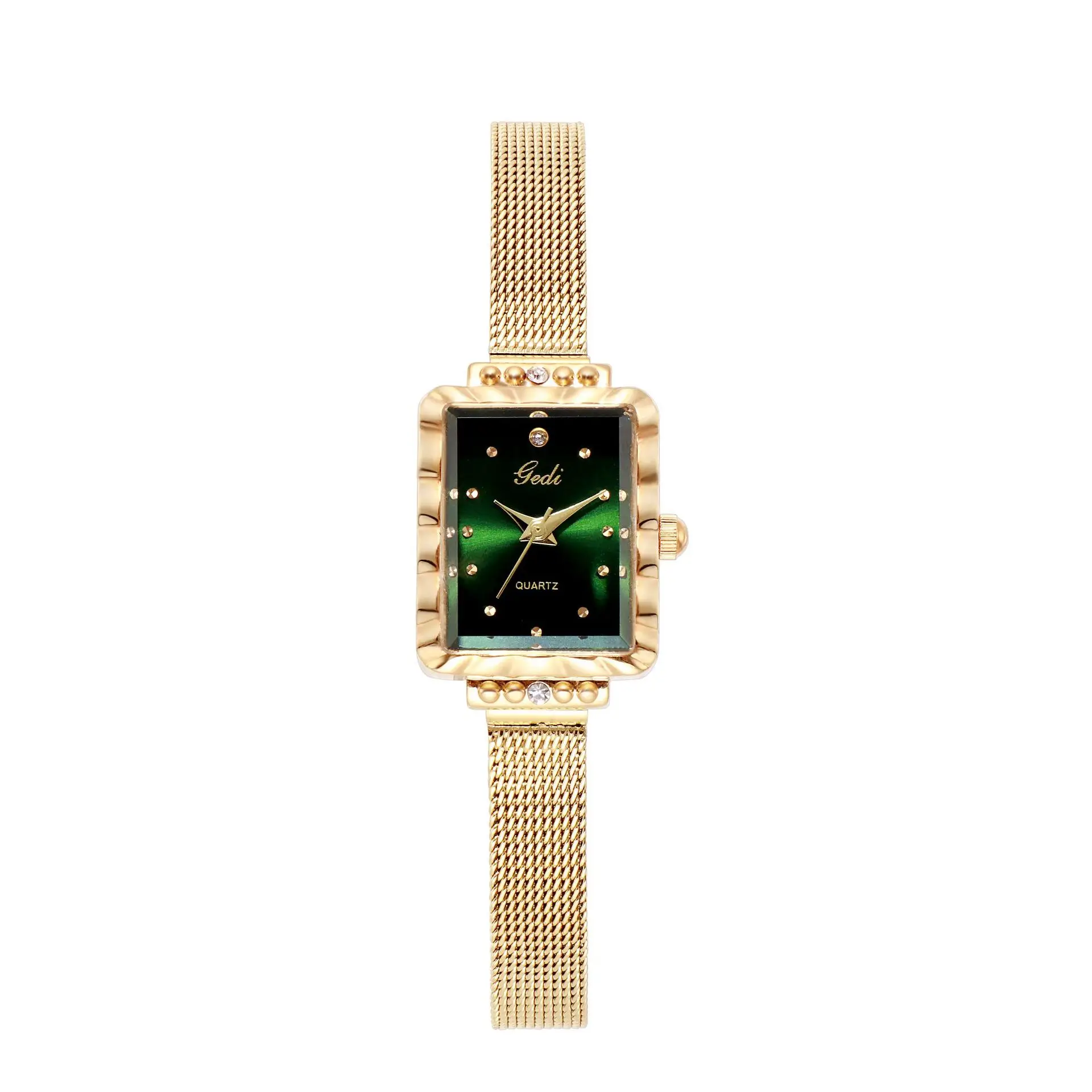 Free shippings Fashion Personality Temperament Niche steel strap quartz watch For women girl Bracelet watch  Jewelry accessories