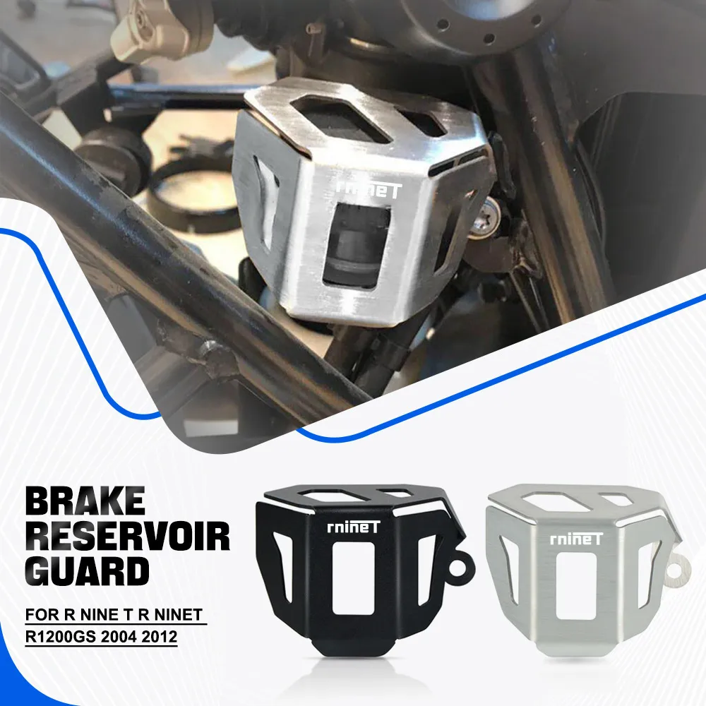 

Rear Brake Fluid Reservoir Guard Cover Protector For BMW R nine T R nineT R1200GS 2004 2005 2006 2007 2008 2009 2010 2011 2012