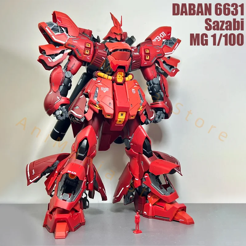In Stock DABAN 6631 SAZABI Ver.Ka MG 1/100 Assembly Model Kit Action Figures Plastic Model Kits Robot Collection Kids Toy