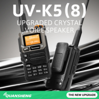 Quansheng UV-K6 5W Walkie Talkie UV-K58 UV-K5(8) Two Way Radios USB C Direct Charge Multi-band AM/FM UHF VHF DTMF UV-K5 Upgrade