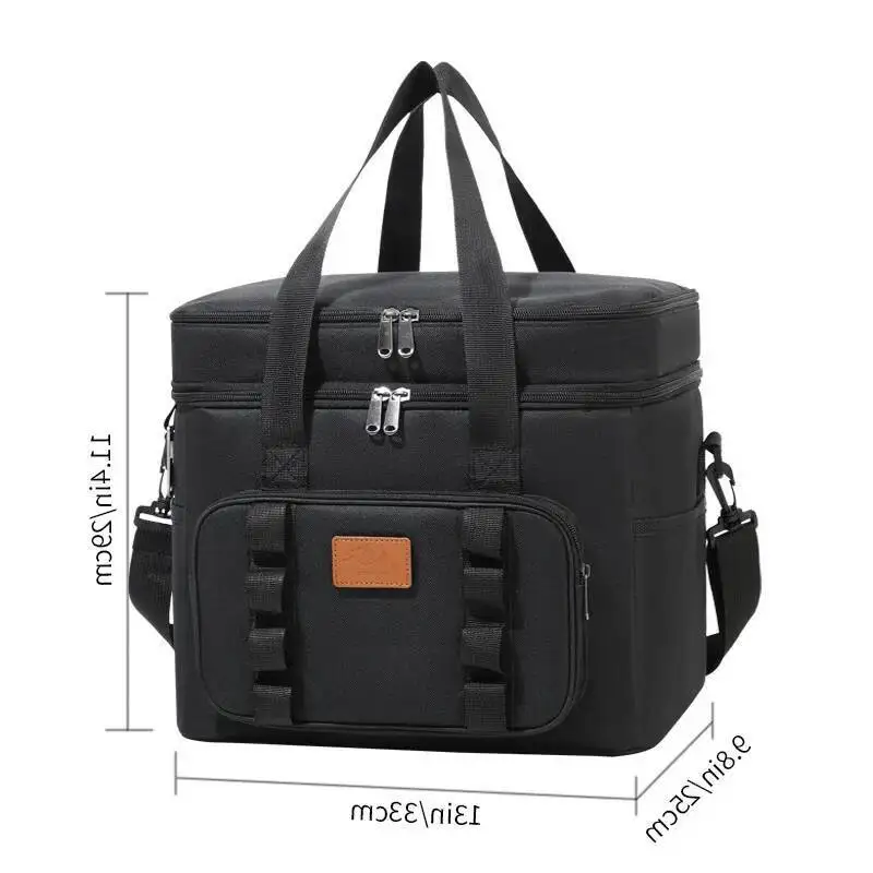 

Большая вместительная термосумка из алюминиевой фольги для кемпинга, пикников и сохранения свежести фруктов