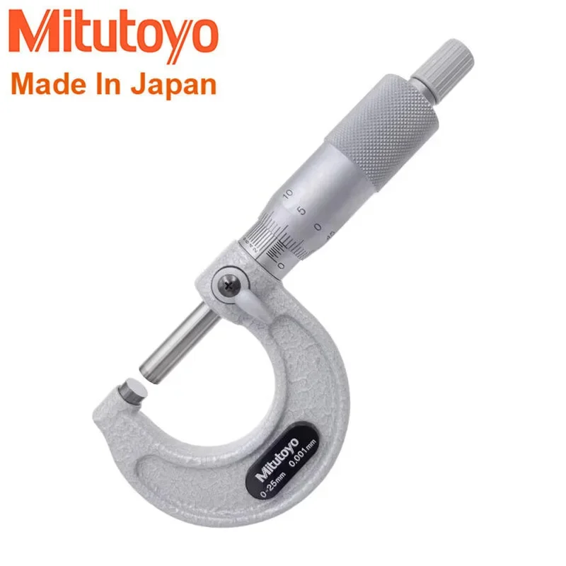 

Original Mitutoyo Outside Micrometers，Range 0-25mm/25-50mm 103-129 M120-25 103-130 M120-50 Resolution 0.001mm，made in japan